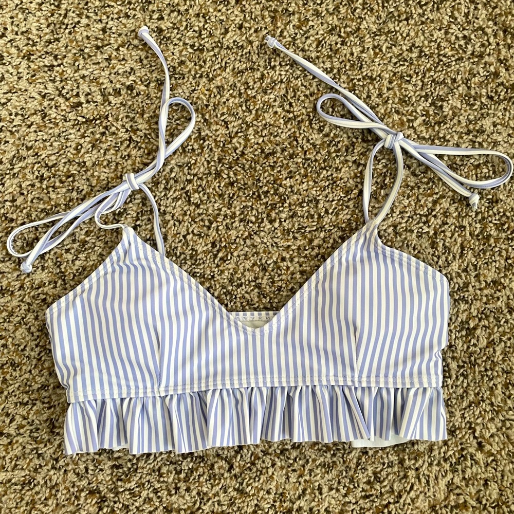 Striped Bikini Top